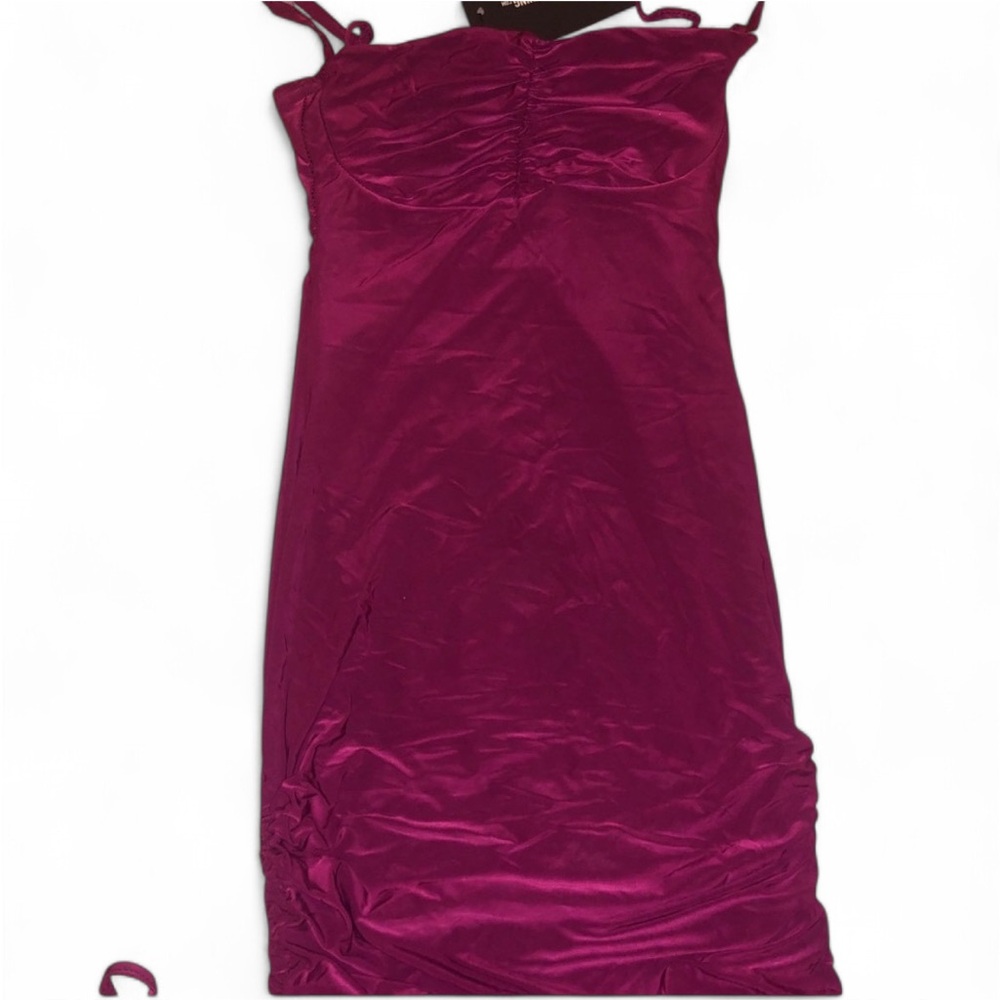 Plum Bodycon Mini Dress